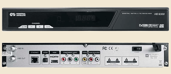 спутниковый ресивер GS-9300 HD